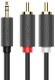 Kabel Ugreen Jack 3.5mm - RCA (Cinch) x2 2m czarny (UGR510BLK) 2