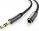 Kabel Ugreen Jack 3.5mm - Jack 3.5mm 5m czarny (UGR551BLK) 1