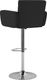 vidaXL Stołki barowe, 2 szt., czarne, sztuczna skóra 6