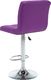 vidaXL Stołki barowe, 2 szt., fioletowe, sztuczna skóra 5
