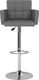 vidaXL Stołki barowe, 2 szt., szare, sztuczna skóra 3