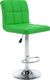 vidaXL Stołki barowe, 2 szt., zielone, sztuczna skóra 2