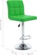 vidaXL Stołki barowe, 2 szt., zielone, sztuczna skóra 8