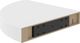 vidaXL Narożne półki ścienne, 4 szt., białe, 25x25x3,8 cm, MDF 7