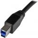 Kabel USB StarTech USB-A - USB-B 5 m Czarny (USB3SAB5M) 3