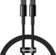 Kabel USB Baseus USB-C - USB-C 1 m Czarny (CATWJ-01) 1