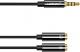 Kabel Ugreen Jack 3.5mm - Jack 3.5mm x2 0.2m czarny (30620) 2