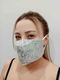 Zbrojownia Maska Ochronna z Cekinami Filtr FFP2 N95 PM2.5 Srebrna + 10 filtrów 4