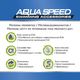 Aqua-Speed Klapki basenowe ASPEN czarno-zielone Aqua Speed Rozmiar 44 5