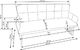 Halmar Sofa L1 jasny brąz w stylu industrialnym HALMAR 1