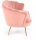 Halmar Sofa AMORINITO XL jasno różowa w kształcie muszelki HALMAR 4