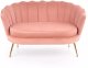 Halmar Sofa AMORINITO XL jasno różowa w kształcie muszelki HALMAR 3