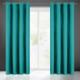 Eurofirany Zasłona jednokolorowa RITA 140X250 PRZEL Turkusowa 2