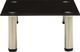 vidaXL VidaXL Stojak pod TV, czarny, 40 x 35 x 17 cm, szkło hartowane 3