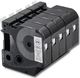 Qoltec Taśma Qoltec do DYMO D1 45013| 12mm x 7m | Biała/ Czarny nadruk 1