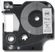Qoltec Taśma Qoltec do DYMO D1 45013| 12mm x 7m | Biała/ Czarny nadruk 1