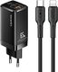 Ładowarka Usams MT 1x USB-A 2x USB-C 3 A (MTXLOGTL01) 1