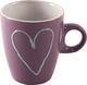 Orion Kubek ceramiczny w serca zestaw kubków do kawy herbaty 4 sztuki 230 ml 5