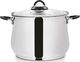 Orion Garnek stalowy Dalie z pokrywką 26cm 10.6l 1