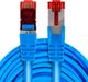 Spacetronik Kabel RJ45 CAT 6 S/FTP AWG27 LSZH niebieski 1m 1