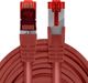 Spacetronik Kabel RJ45 CAT 6 S/FTP AWG27 LSZH czerwony 1m 1