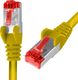 Spacetronik Kabel RJ45 CAT 6 S/FTP AWG27 LSZH żółty 0,5m 1