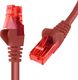 Spacetronik Kabel RJ45 CAT 6 U/UTP AWG24 czerwony 1m 1