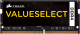 Pamięć do laptopa Corsair Value Select, SODIMM, DDR4, 8 GB, 2133 MHz, CL15 (CMSO8GX4M1A2133C15) 1