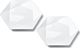 Affek Design RALPH WHITE Kpl.2 talerzy deserowych 24.5cm x21cm x h2cm 1