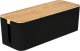 Organizer Mozos Organizer Mozos Maskownica Czarny 1 sztuka (KBO-BK-WOOD) + Organizer Szary 1 sztuka (CT550WH) 2