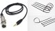 Mozos Mozos Kabel mikrofonowy XLR - Mini Jack 3.5 mm MCABLE-XLR + Opaska zaciskowa Czarny 100 sztuk (MCABLE-L) 1
