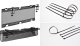 Organizer Mozos Organizer Mozos na kable siatka czarny UCM 1 + Opaska zaciskowa Czarny 100 sztuk (MCABLE-L) 1