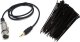 Mozos Mozos Kabel mikrofonowy XLR - Mini Jack 3.5 mm MCABLE-XLR + Opaska zaciskowa Czarny 100 sztuk (MCABLE-M) 1