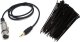 Mozos Mozos Kabel mikrofonowy XLR - Mini Jack 3.5 mm MCABLE-XLR + Opaska zaciskowa Czarny 100 sztuk (MCABLE-S) 1