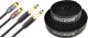 Kabel Mozos Kabel Mozos Jack 6.3mm - RCA (Cinch) x2 3m czarny (MCABLE-2JT2R) + Rzep Czarny 1 sztuka (CM2M) 1