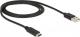 Kabel USB Delock USB-A - 1 m Czarny (83600) 1