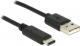Kabel USB Delock USB-A - 1 m Czarny (83600) 1