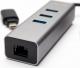 HUB USB Unitek 1x RJ-45  + 3x USB-A 3.0 (Y-3083B) 5