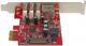 Kontroler StarTech PCIe x1 - 3x USB 3.0 + Ethernet (PEXUSB3S3GE) 3