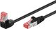 Goobay GOOBAY Patchcord S/FTP Kat. 6 Prosty / Kątowy 90 Czarny 3m 1