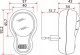 Lampa stołowa Rum-Lux Lampka nocna LED mini LN-11-LED do gniazdka RUM-LUX 3