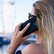 Surazo Etui na telefon Surazo ze skóry naturalnej Wallet case - Nubuk Czarny i Orzechowy 4