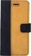 Surazo Etui na telefon Surazo ze skóry naturalnej Wallet case - Nubuk Czarny i Camel 1
