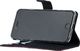 Surazo Etui na telefon Surazo ze skóry naturalnej Wallet case - Nubuk Czarny i Burgund 5