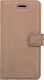 Surazo Etui na telefon Surazo ze skóry naturalnej Wallet case - Nubuk Beżowy 1