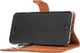 Surazo Etui na telefon Surazo ze skóry naturalnej Wallet case - Nubuk Beżowy 4