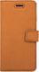 Surazo Etui na telefon Surazo ze skóry naturalnej Wallet case - Nubuk Ciemny Pomarańczowy 1