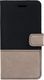 Surazo Etui na telefon Surazo ze skóry naturalnej Wallet case Duo - Czarny i Beżowy 1