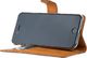 Surazo Etui na telefon Surazo ze skóry naturalnej Wallet case - Nubuk Orzechowy i Beżowy 4