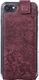 Surazo Futerał na telefon Surazo ze skóry naturalnej Flip case - Ornament Burgund 3